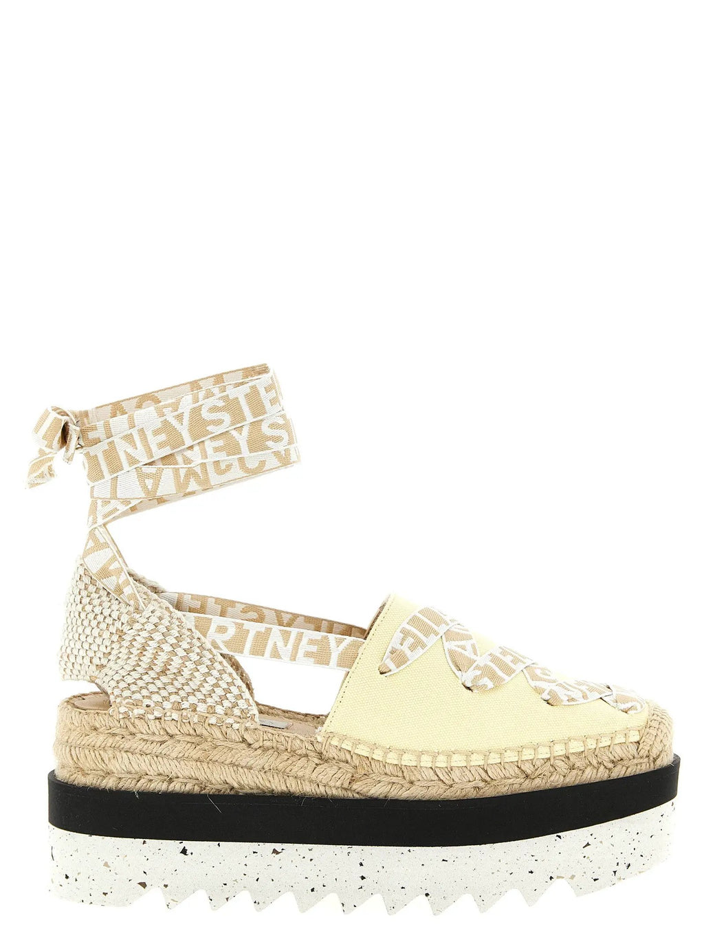 Stella McCartney Bicolor Polyethylene Wedge Sandals