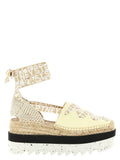 Stella McCartney Bicolor Polyethylene Wedge Sandals