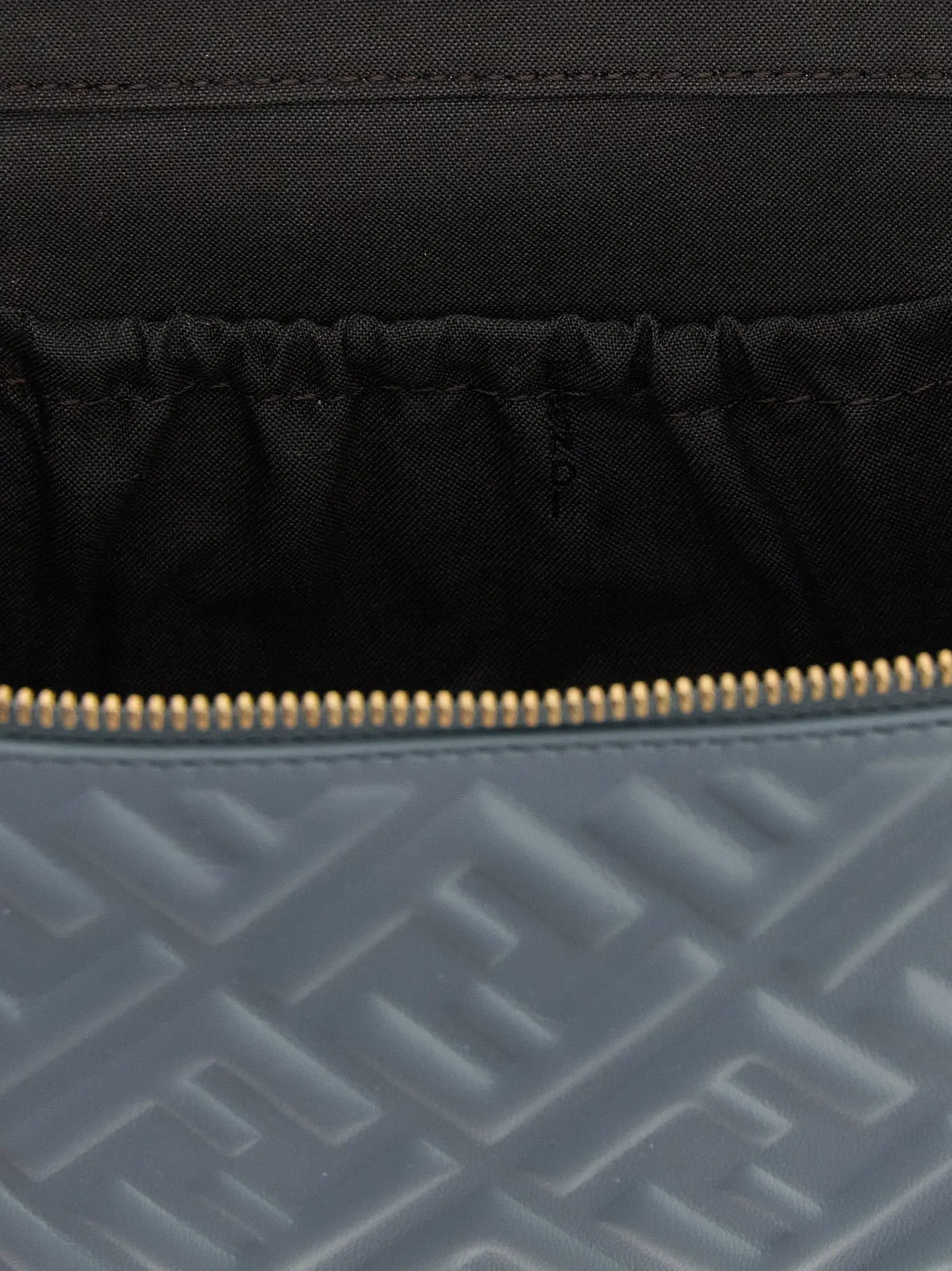 Fendi Blue Lamb Leather Handbag