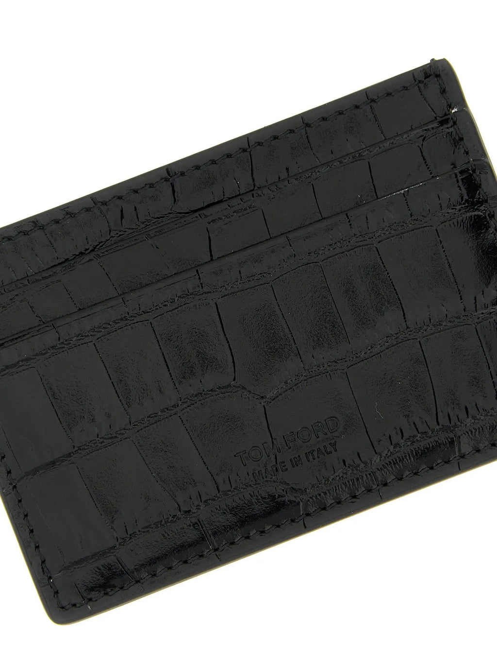Tom Ford Black Calfskin Cardholder