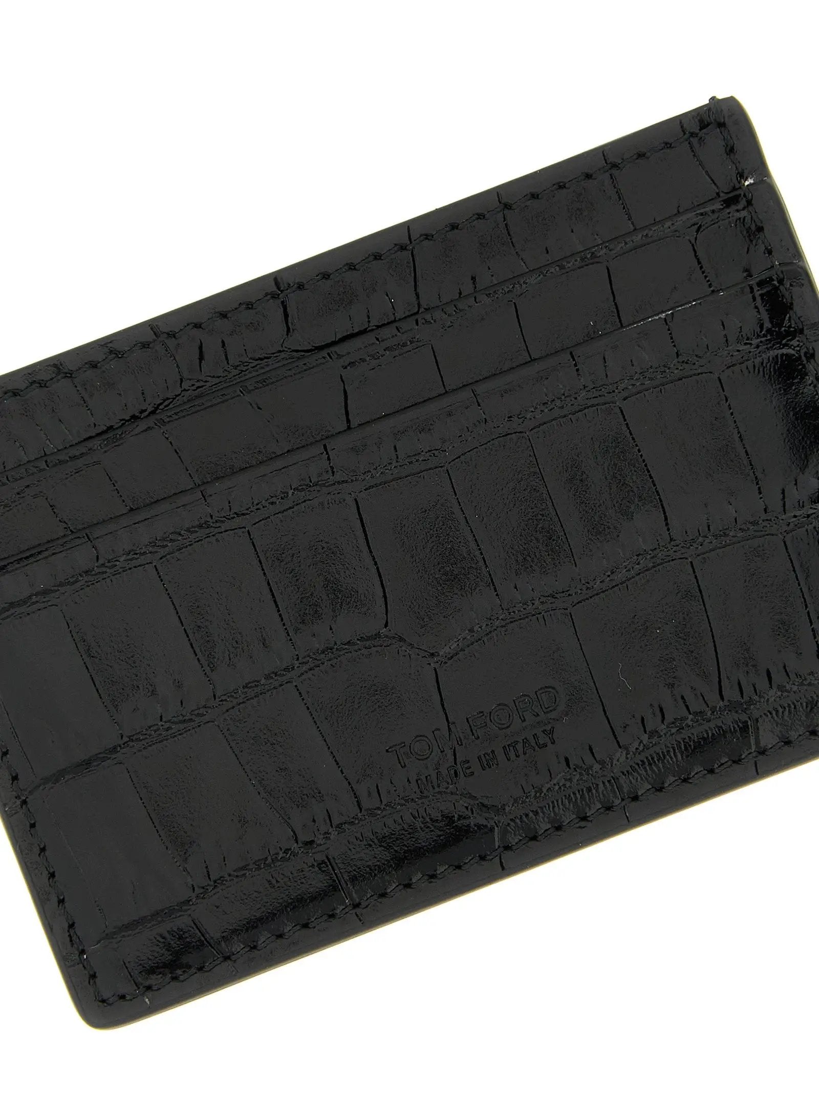 Tom Ford Black Calfskin Cardholder