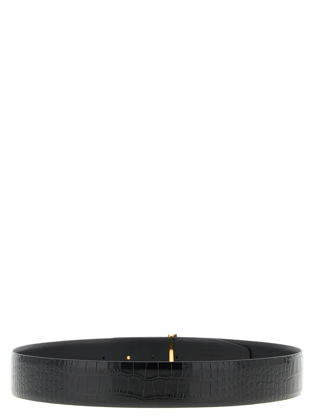 Tom Ford Black Calfskin Regular Belt