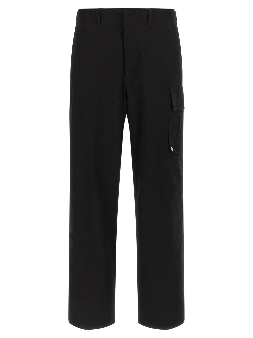 Fendi Black Cotton Cargo Pants