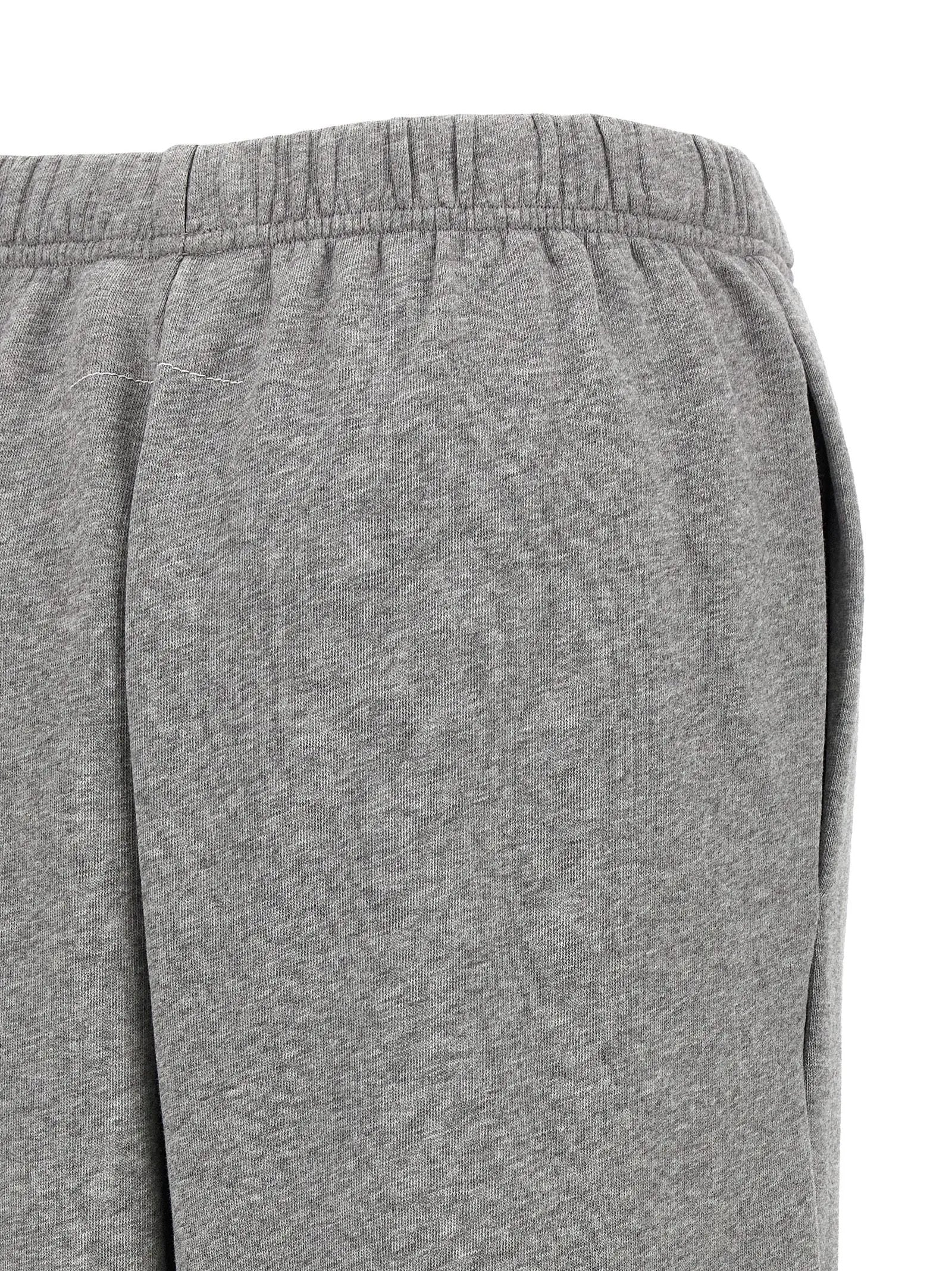 MM6 Maison Margiela Gray Cotton Joggers (Workout Pants)