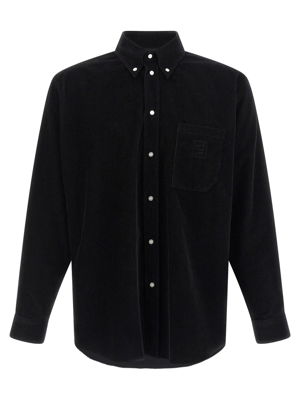 Fendi Black Cotton Blouse