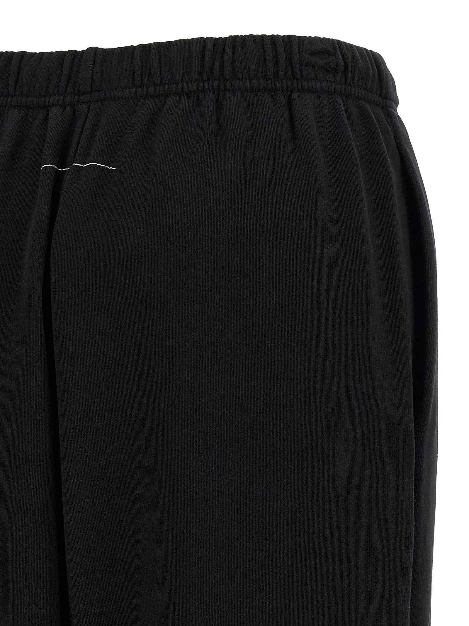 MM6 Maison Margiela Black Cotton Joggers (Workout Pants)