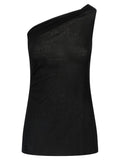 Rick Owens Black Viscose T-Shirt