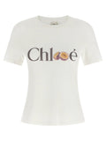 Chloé White Cotton T-Shirt