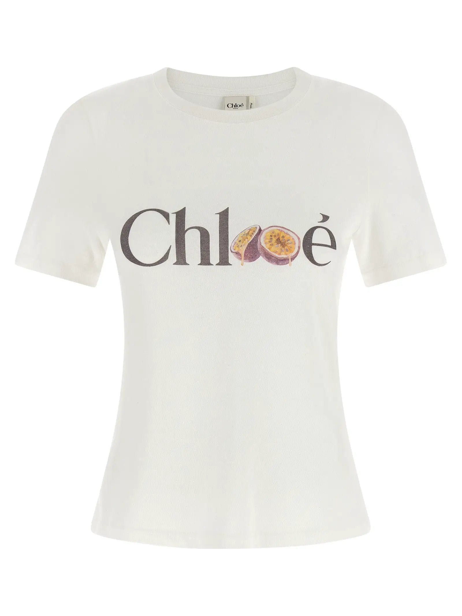 Chloé White Cotton T-Shirt