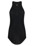 Rick Owens Black Viscose Tank Tops