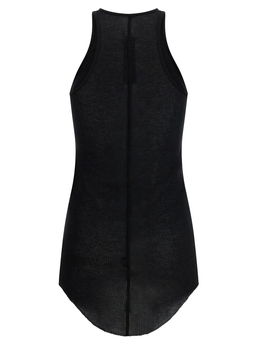 Rick Owens Black Viscose Tank Tops