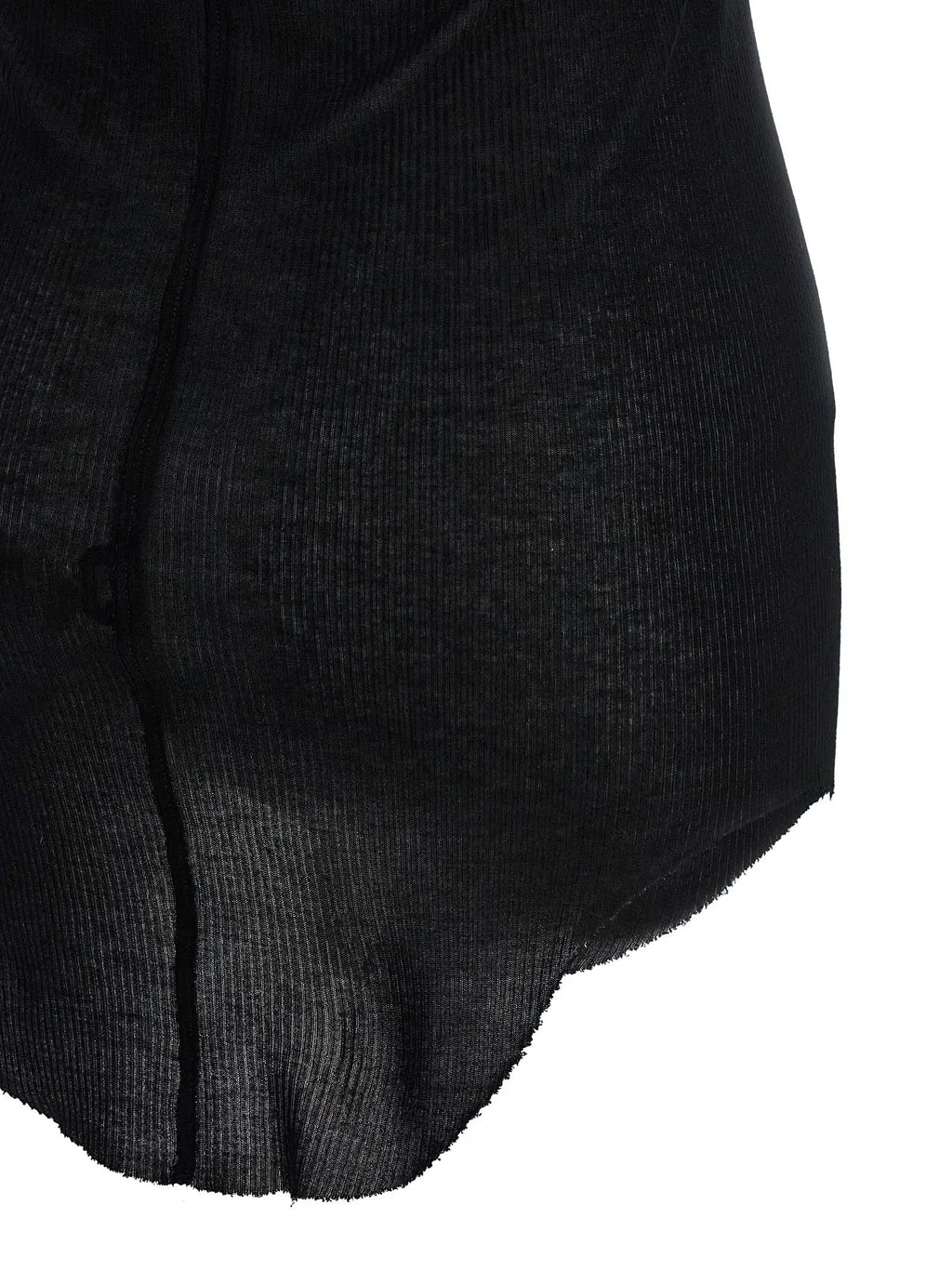 Rick Owens Black Viscose Tank Tops