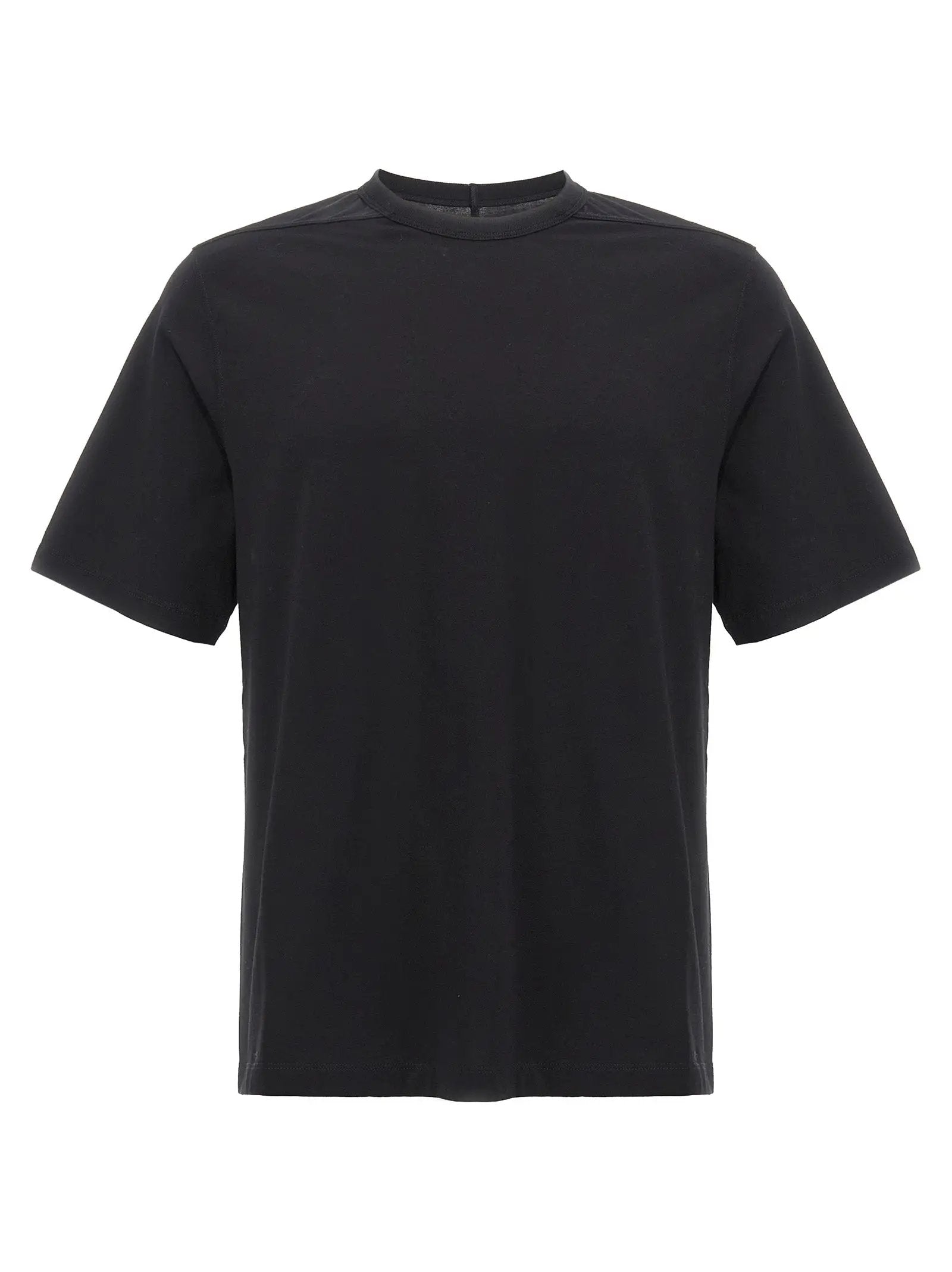 Rick Owens Black Cotton T-Shirt