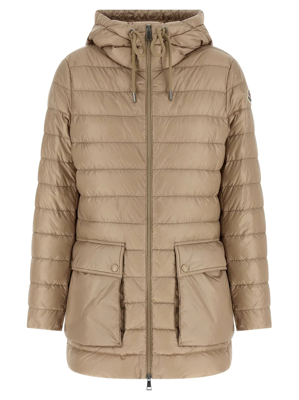 Moncler Beige Polyamide Full-Length Jacket