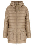 Moncler Beige Polyamide Full-Length Jacket