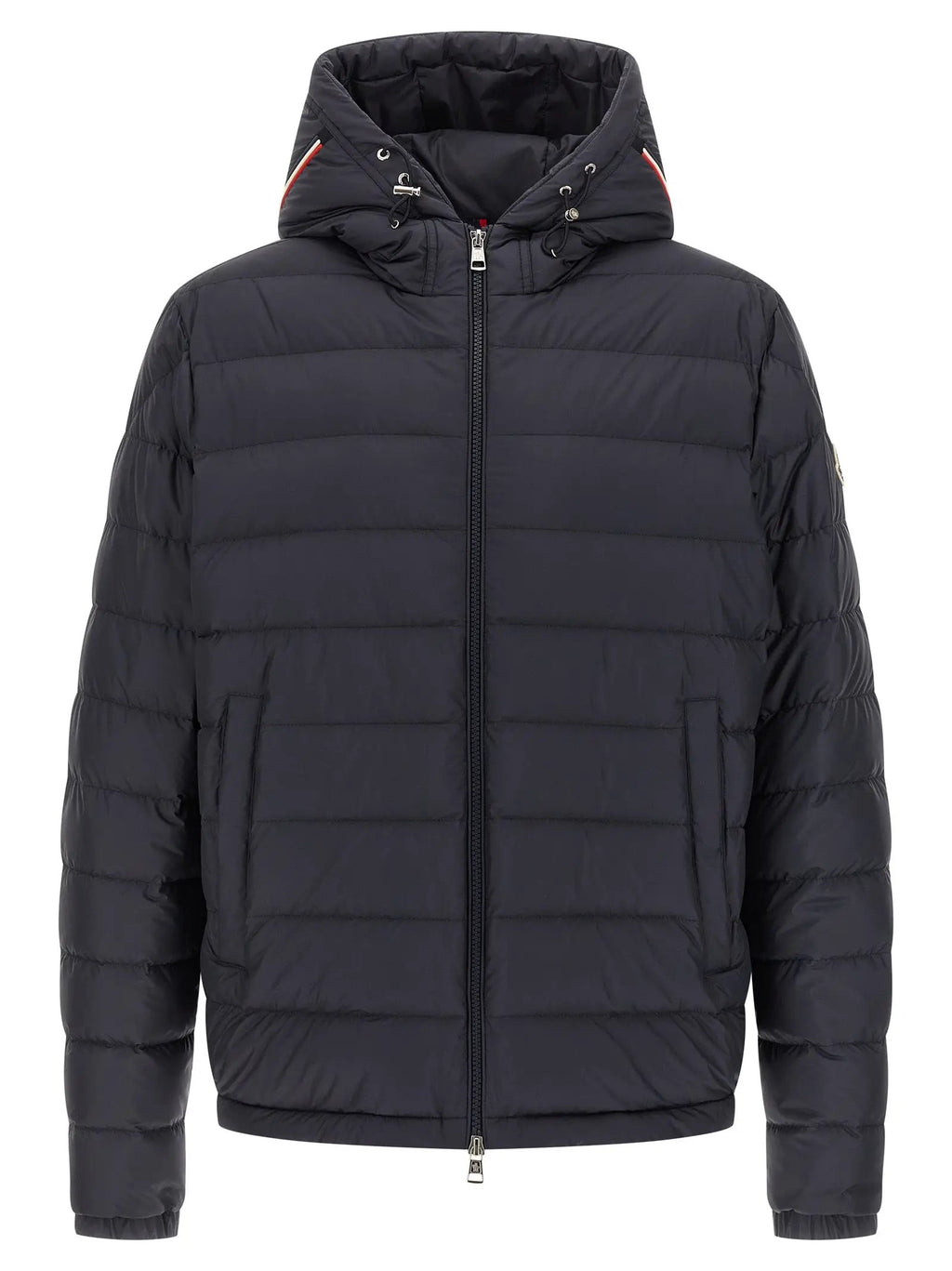 Moncler Blue Polyester Full-Length Jacket