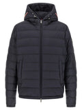 Moncler Blue Polyester Full-Length Jacket