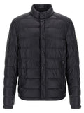 Moncler Blue Polyamide Full-Length Jacket