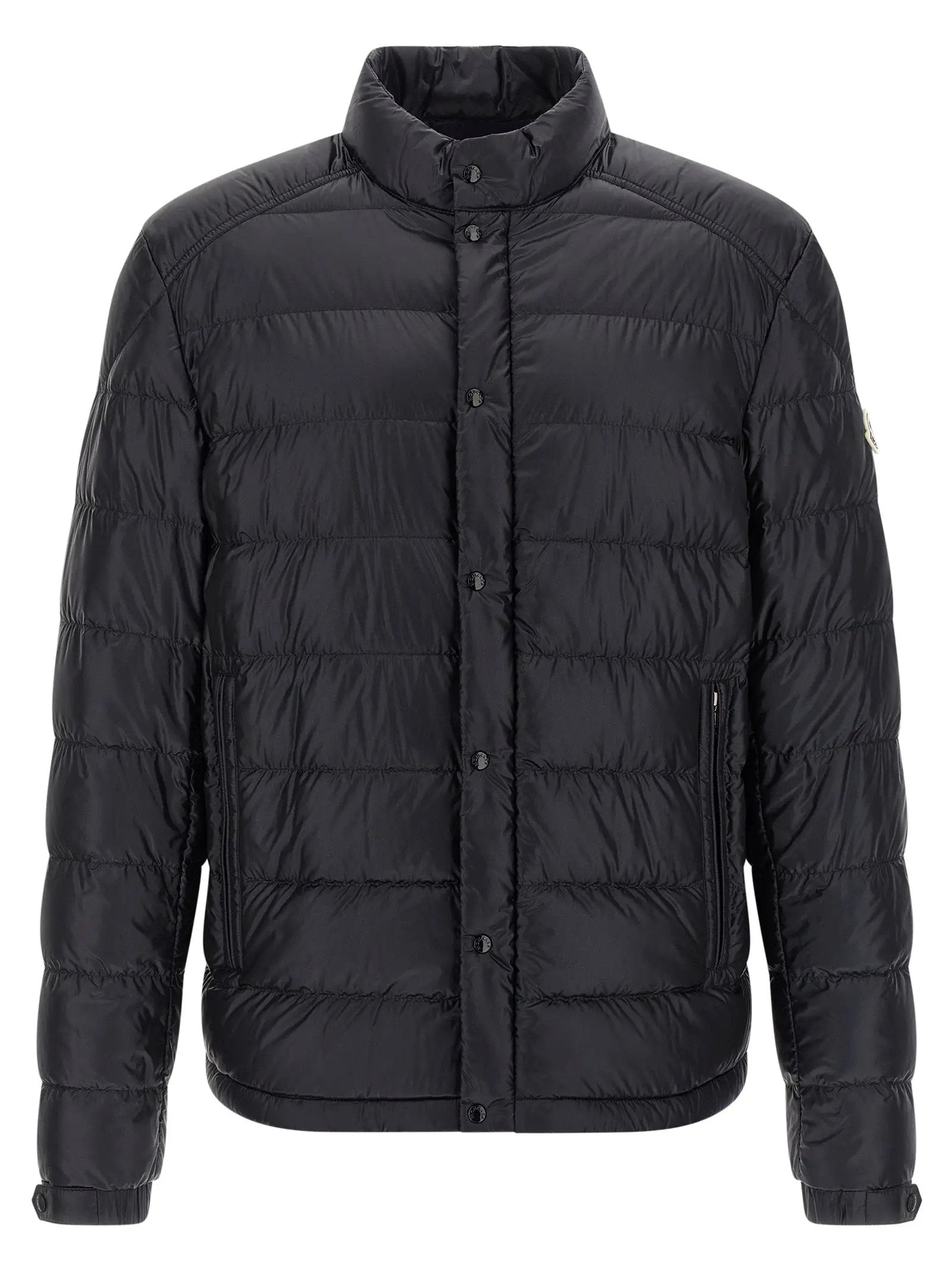 Moncler Blue Polyamide Full-Length Jacket