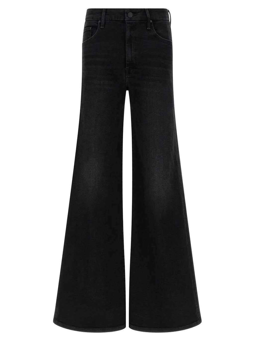 Jean évasé Mother Denim en coton noir