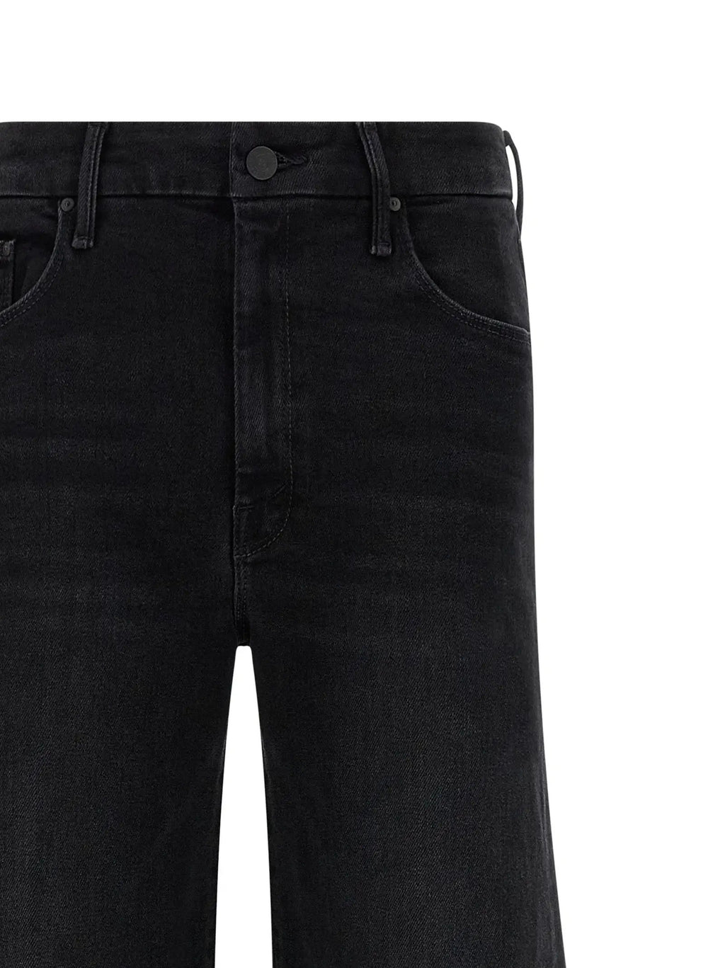 Jean évasé Mother Denim en coton noir