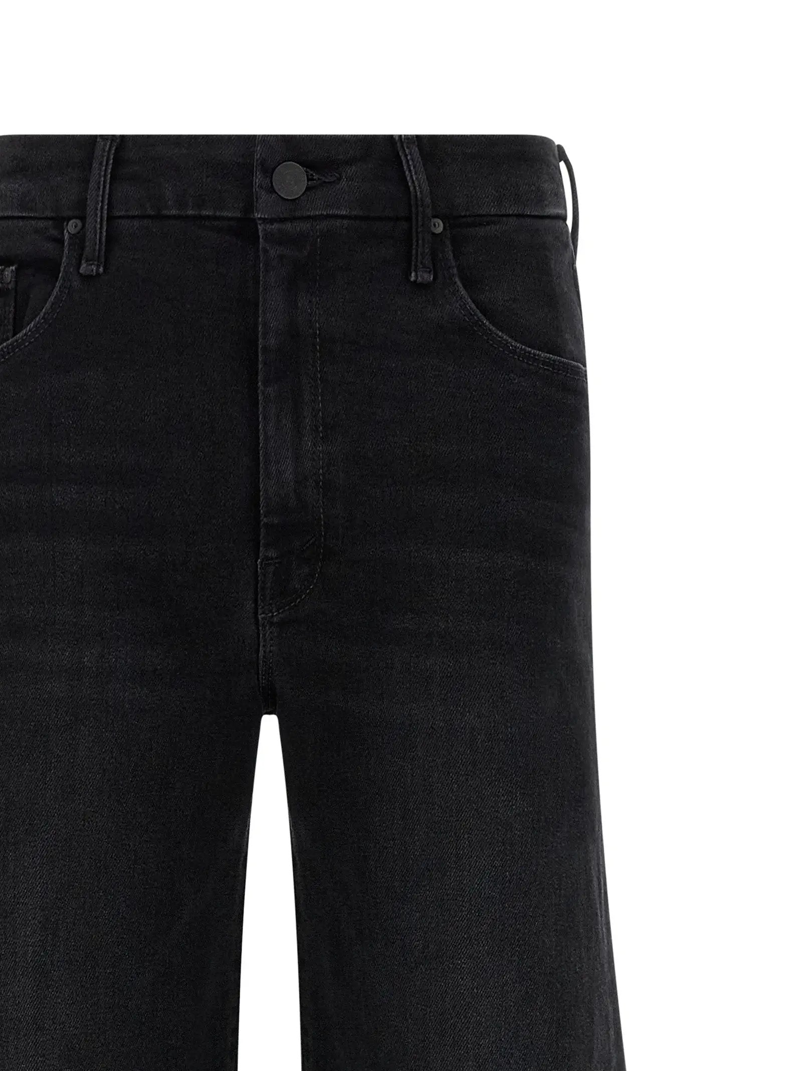 Jean évasé Mother Denim en coton noir