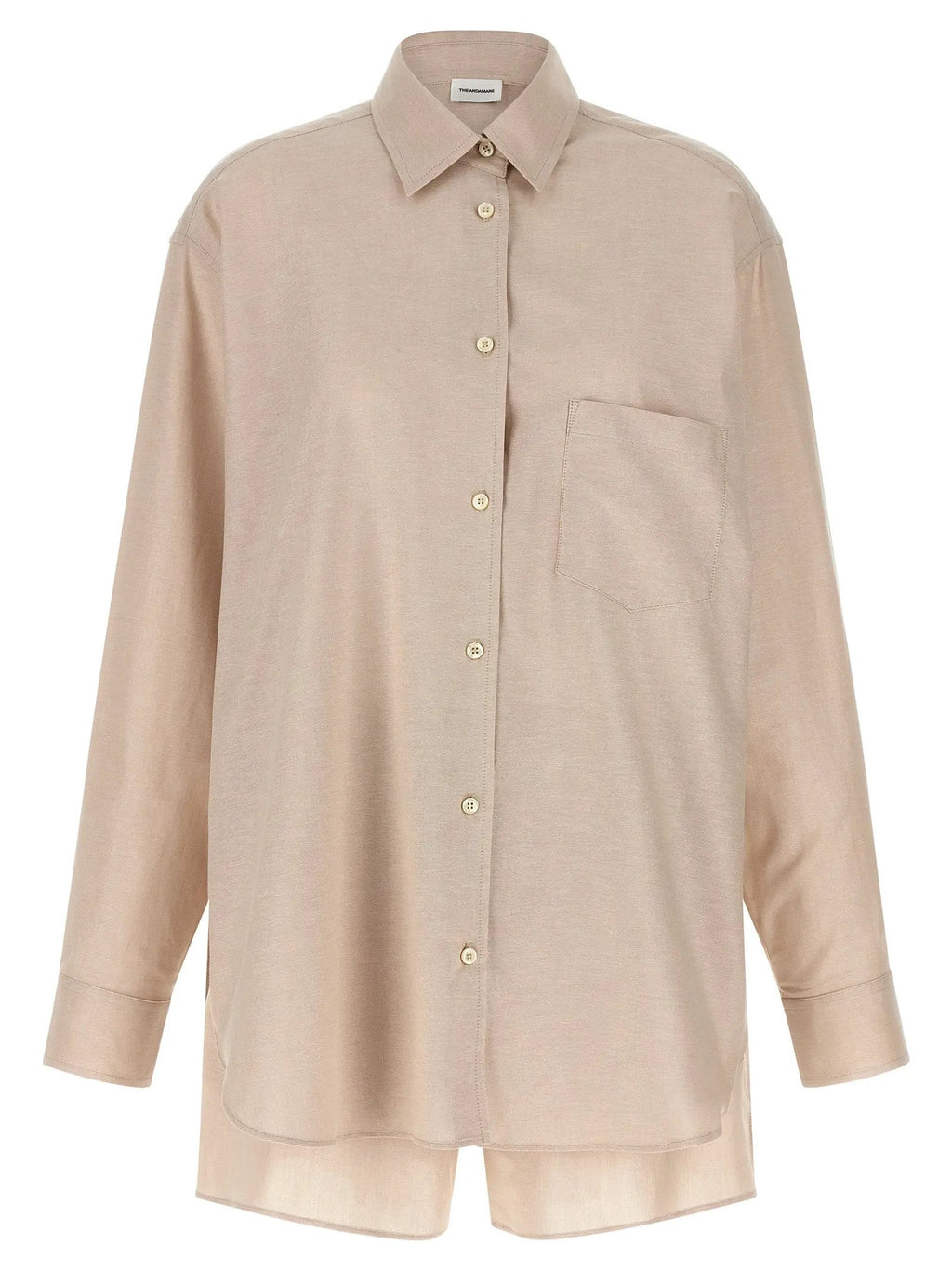The Andamane Beige Cotton Dress Shirt
