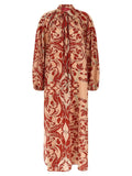 F.R.S. - FOR RESTLESS SLEEPERS Multicolor Silk Long Dress