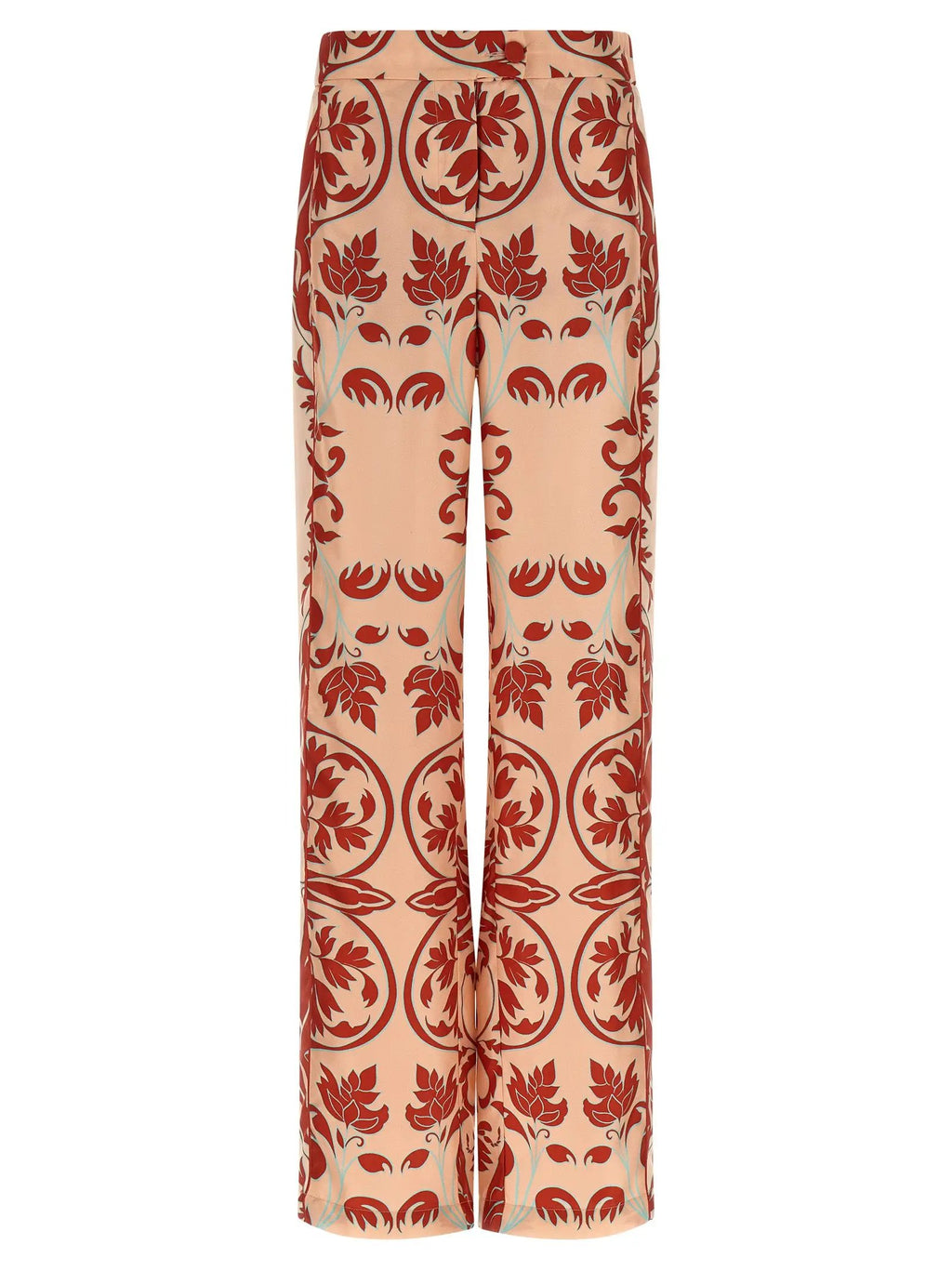 F.R.S. - FOR RESTLESS SLEEPERS Multicolor Silk Casual Pants