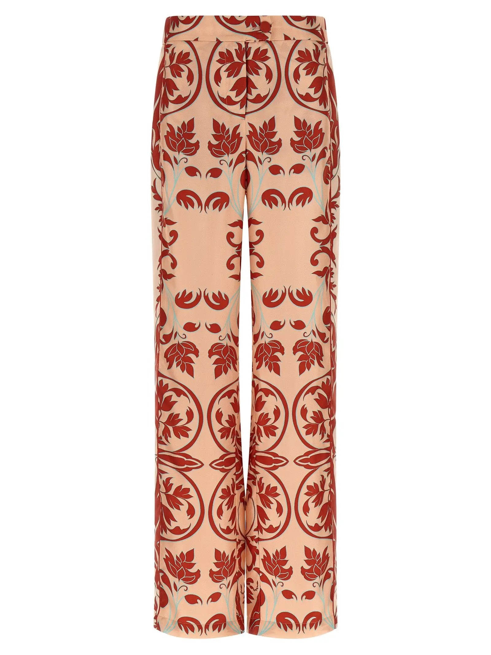 F.R.S. - FOR RESTLESS SLEEPERS Multicolor Silk Casual Pants