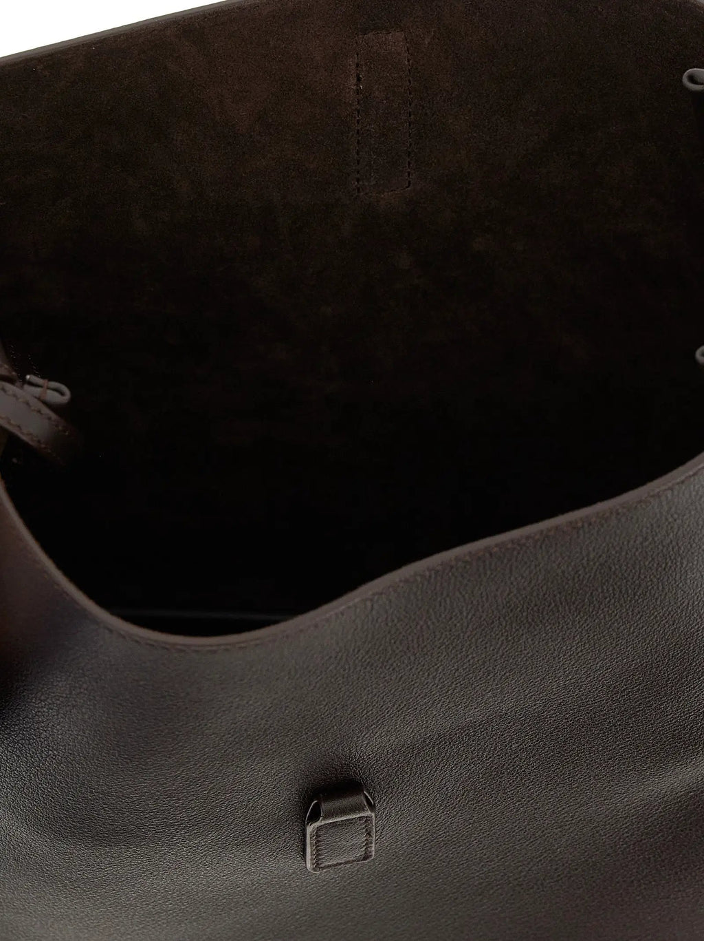 Saint Laurent Brown Calfskin Shoulder Bag