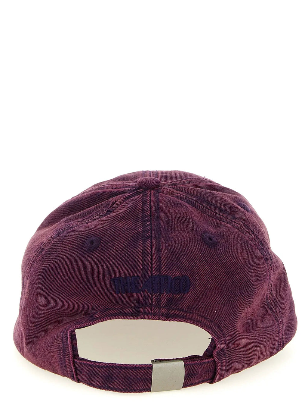 The Attico Purple Cotton Cap (Baseball Hat)
