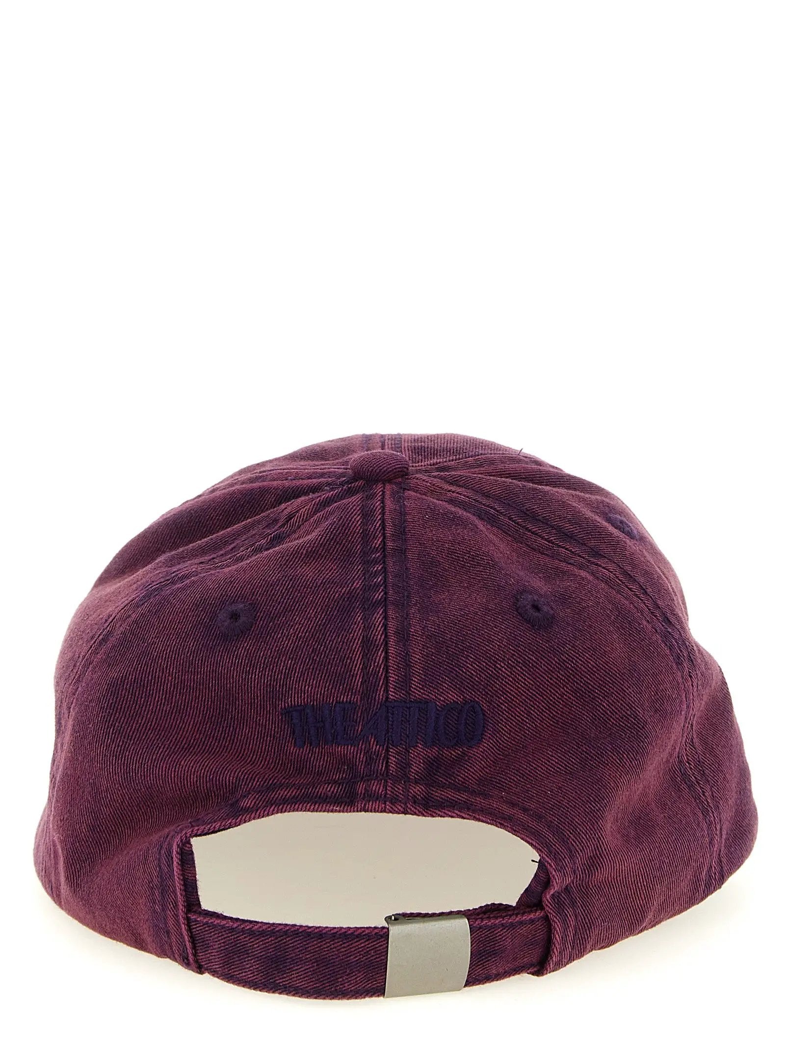 The Attico Purple Cotton Cap (Baseball Hat)