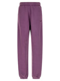 The Attico Purple Cotton Joggers (Workout Pants)