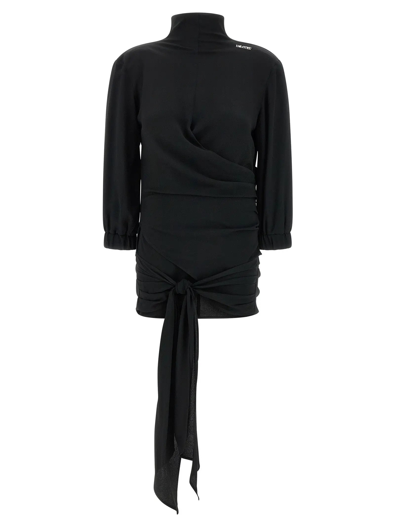 The Attico Black Acetate Tank Tops