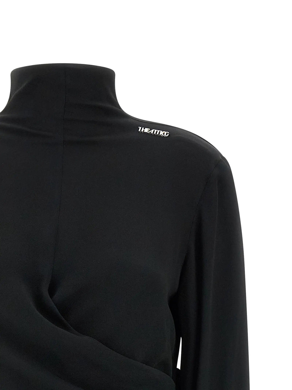 The Attico Black Acetate Tank Tops