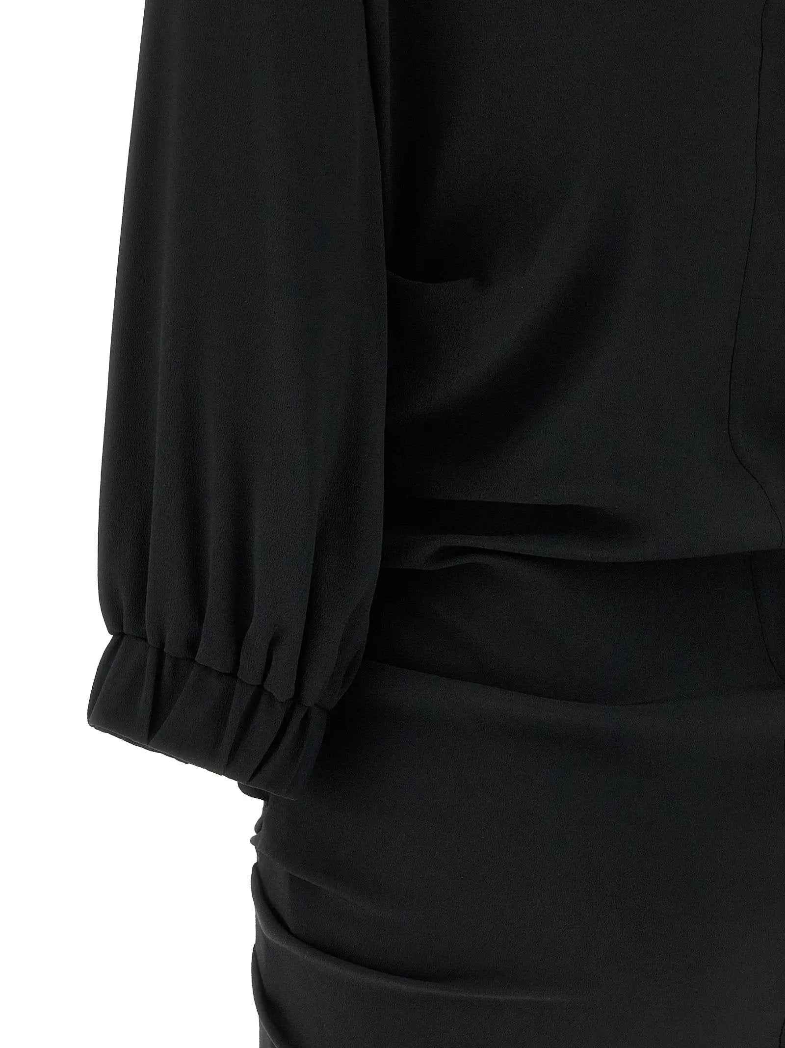 The Attico Black Acetate Tank Tops
