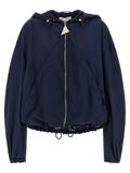 The Attico Blue Polyamide Bomber