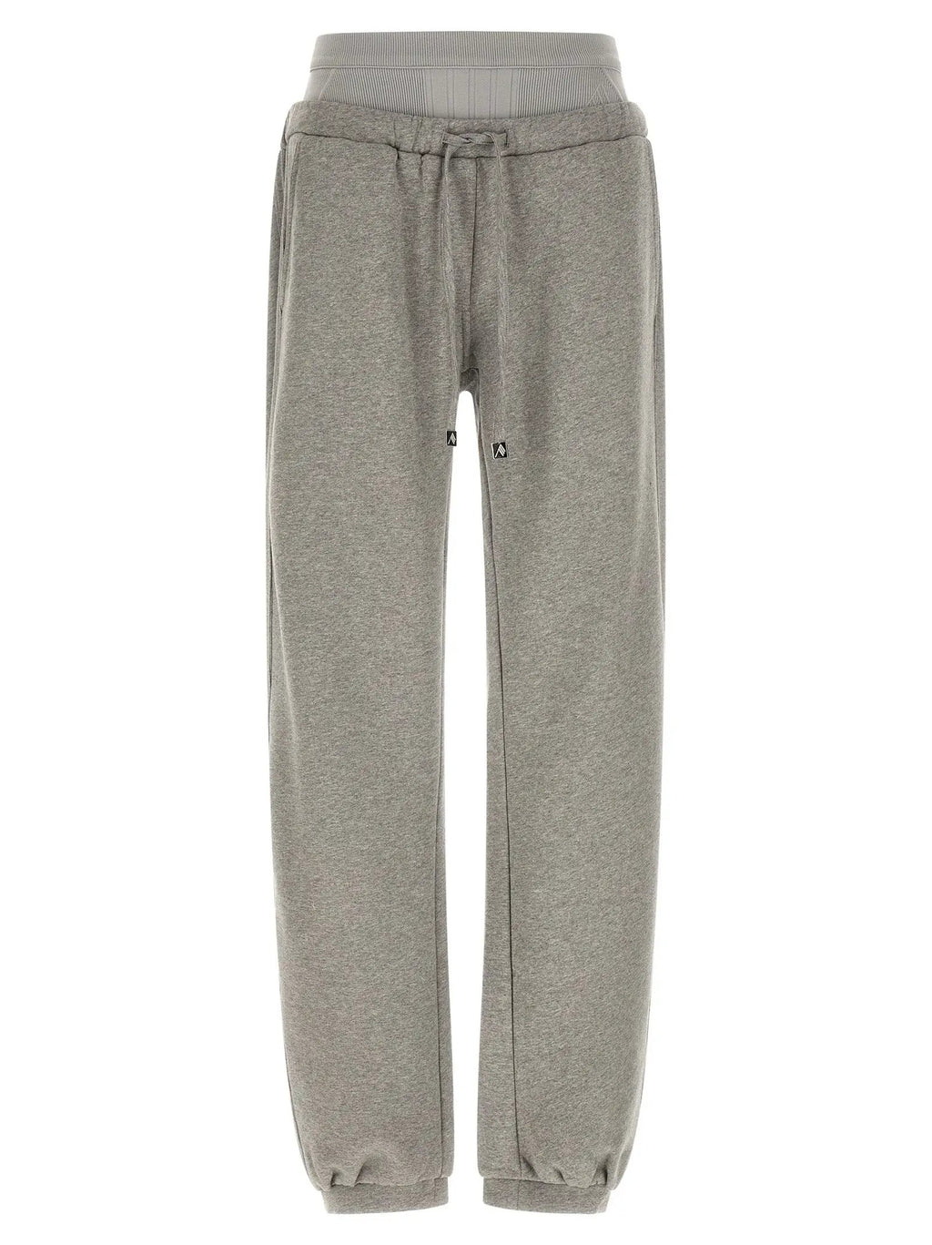 The Attico Gray Cotton Joggers (Workout Pants)