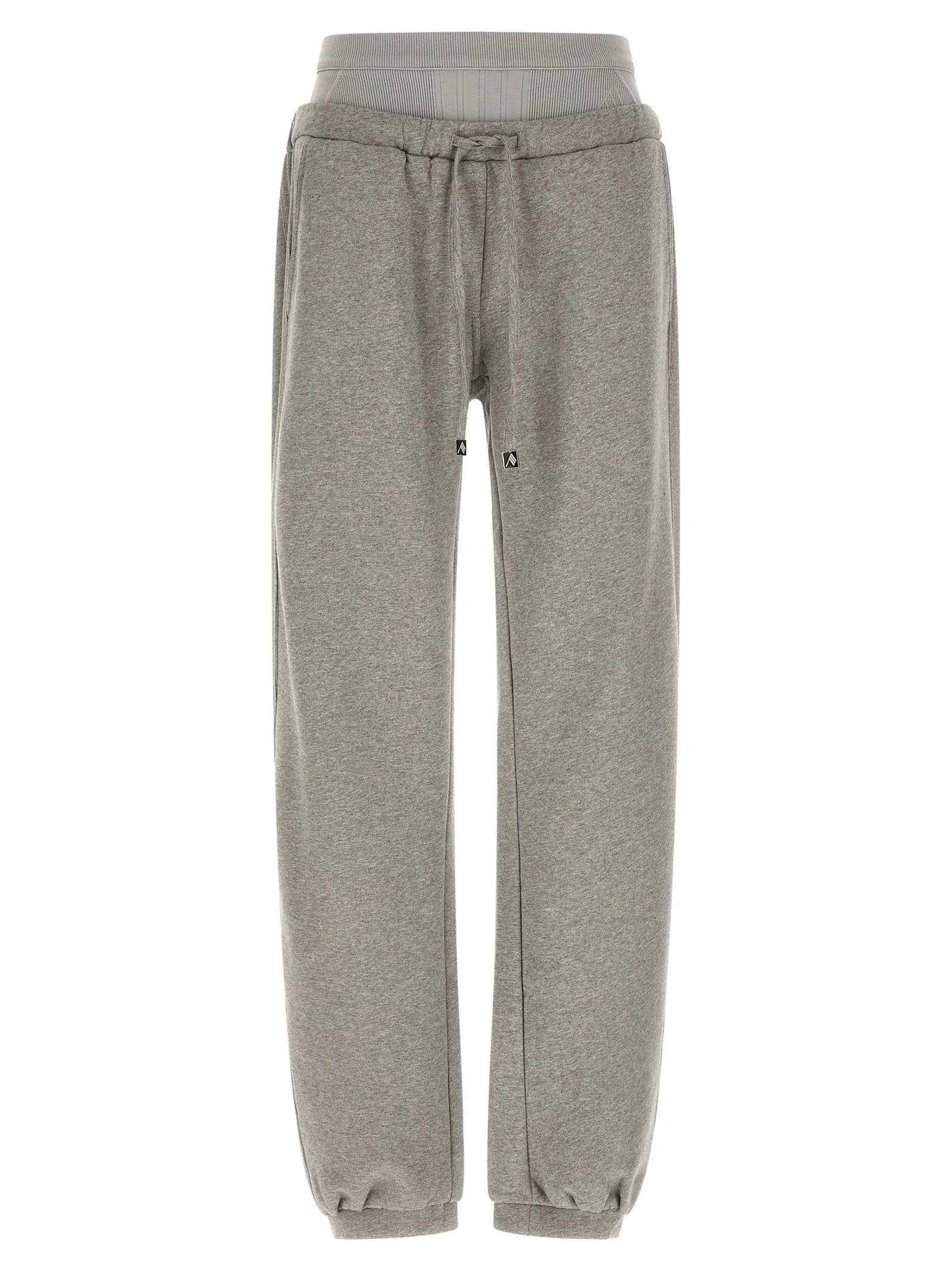 The Attico Gray Cotton Joggers (Workout Pants)