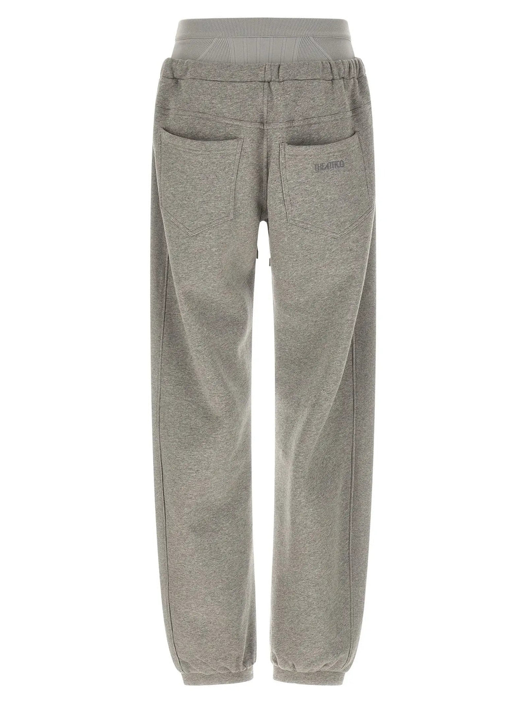 The Attico Gray Cotton Joggers (Workout Pants)