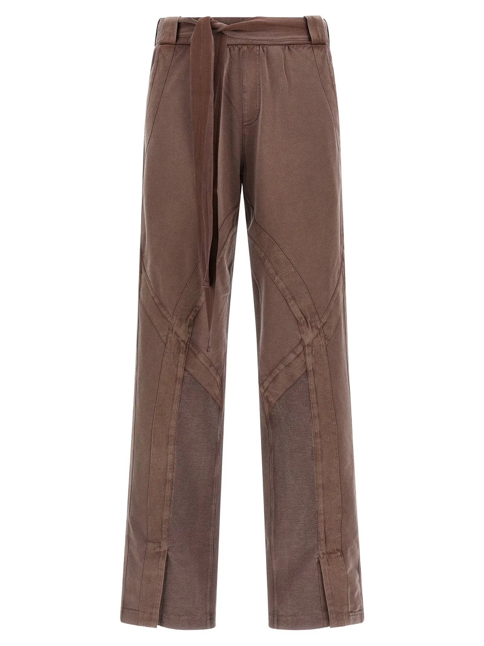 The Attico Brown Cotton Casual Pants