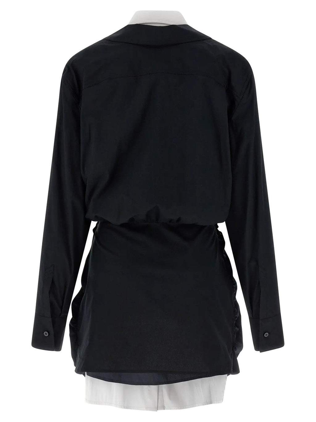 The Attico Bicolor Cotton Short Dress