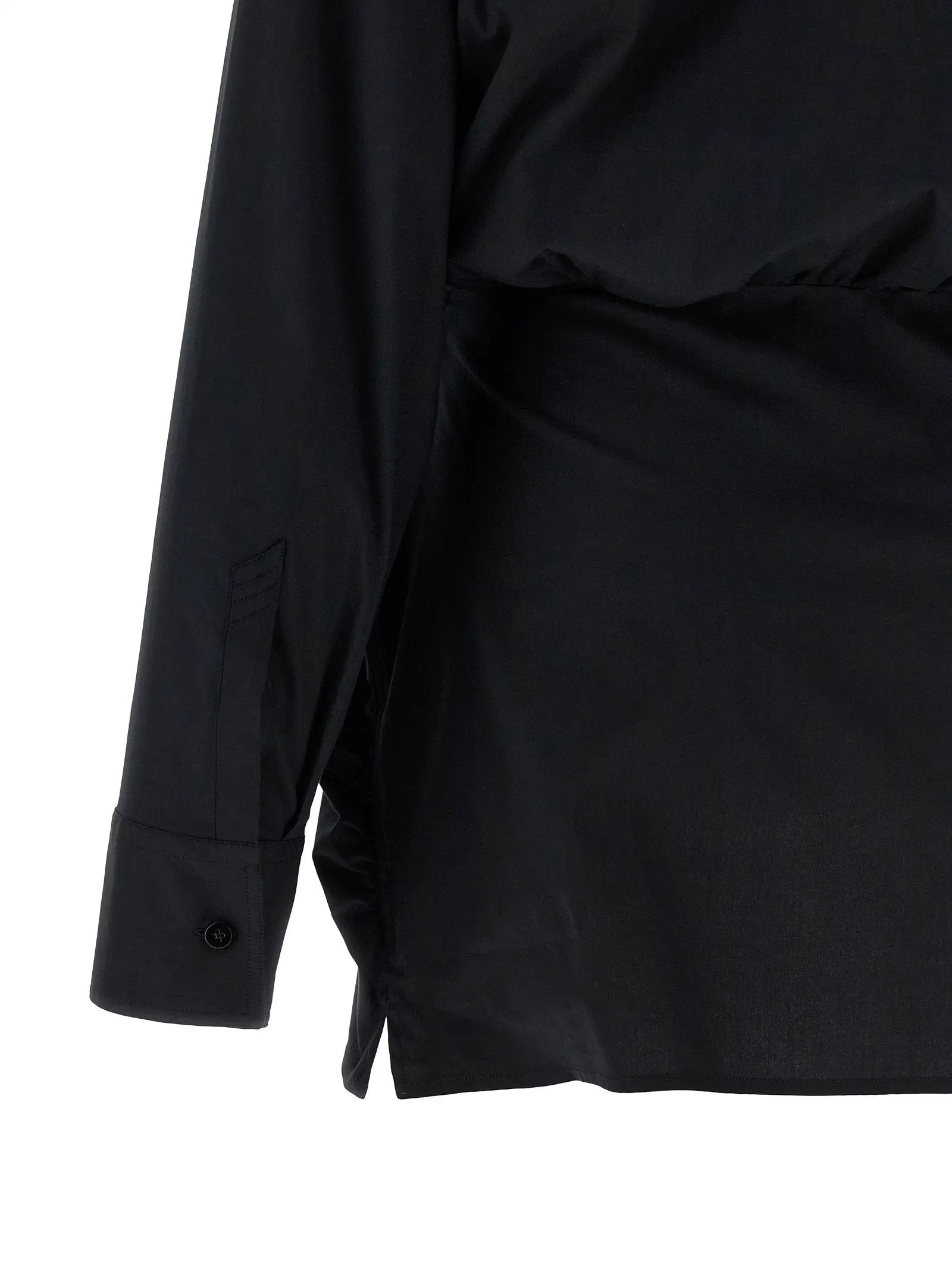 The Attico Bicolor Cotton Short Dress
