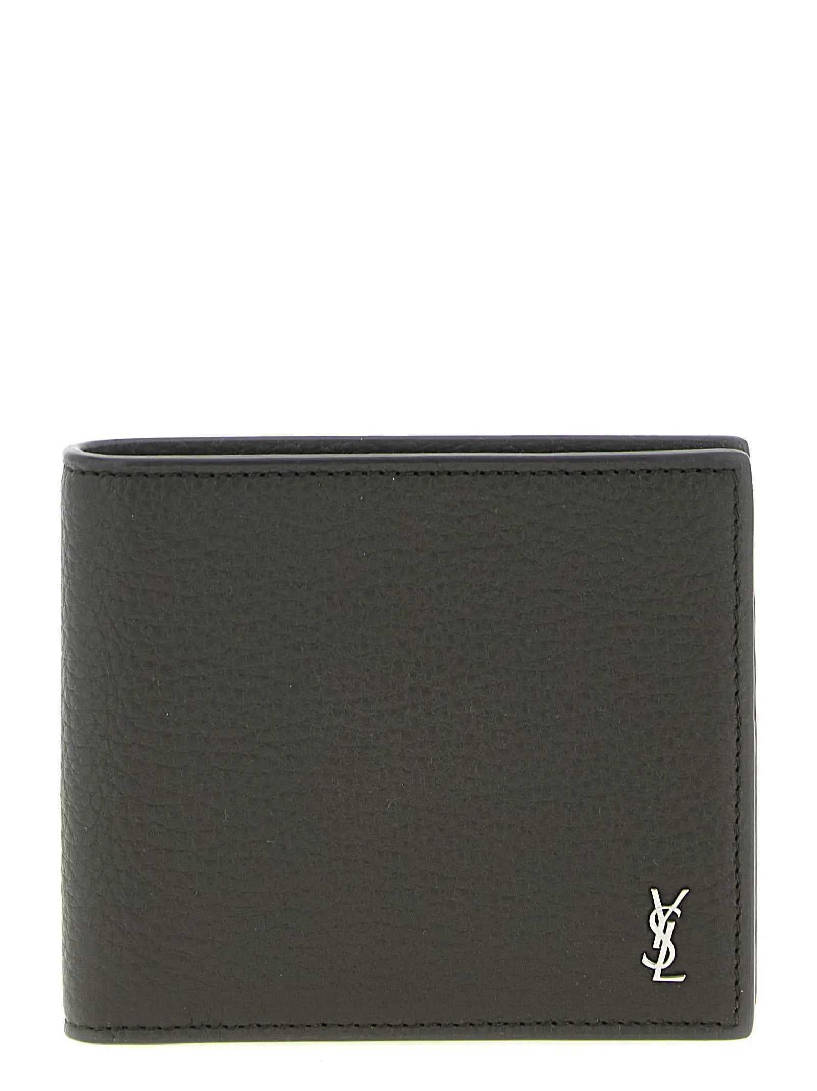 Saint Laurent Brown Calfskin Wallet
