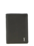 Saint Laurent Brown Calfskin Leather Wallet