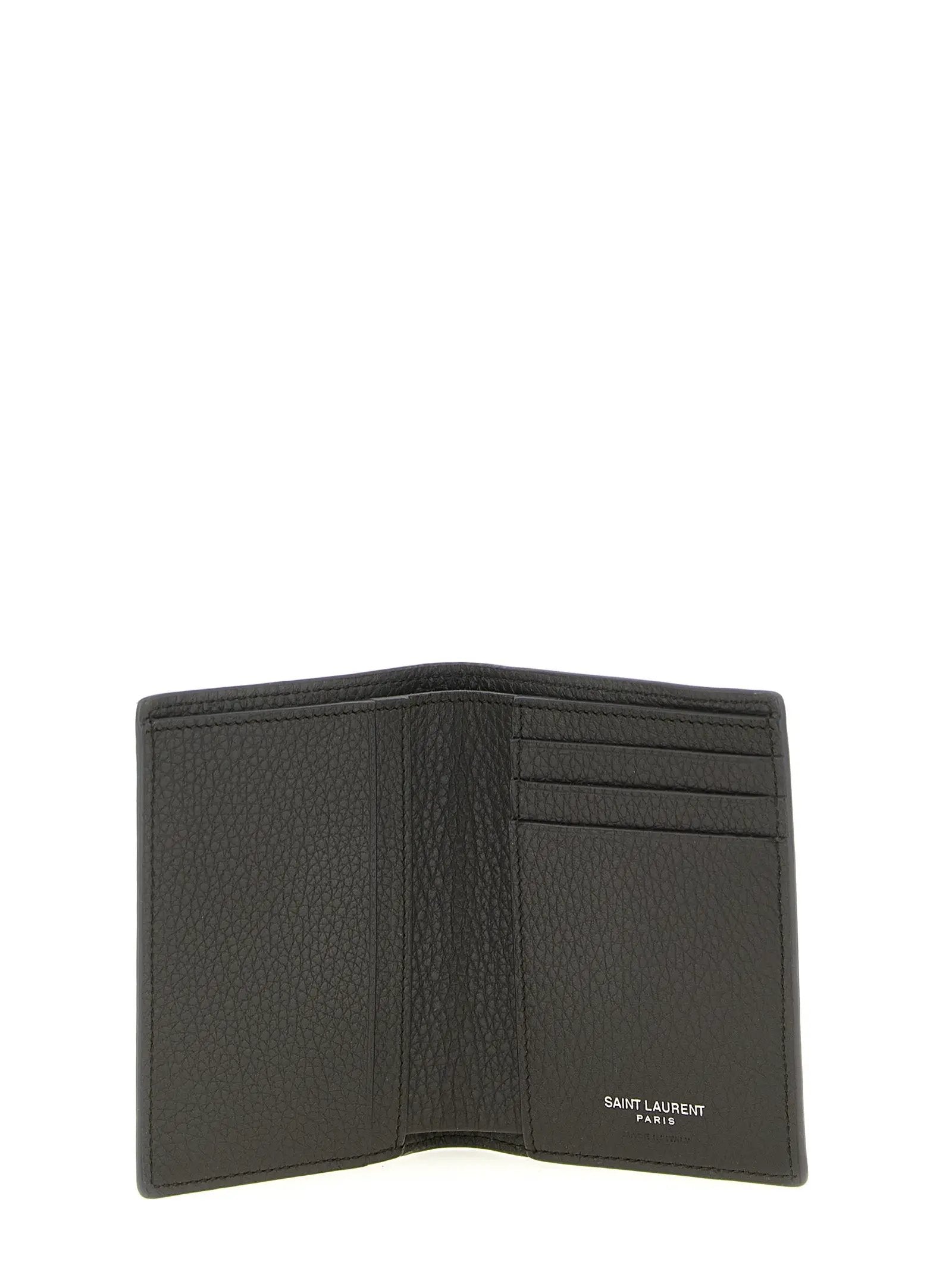 Saint Laurent Brown Calfskin Leather Wallet