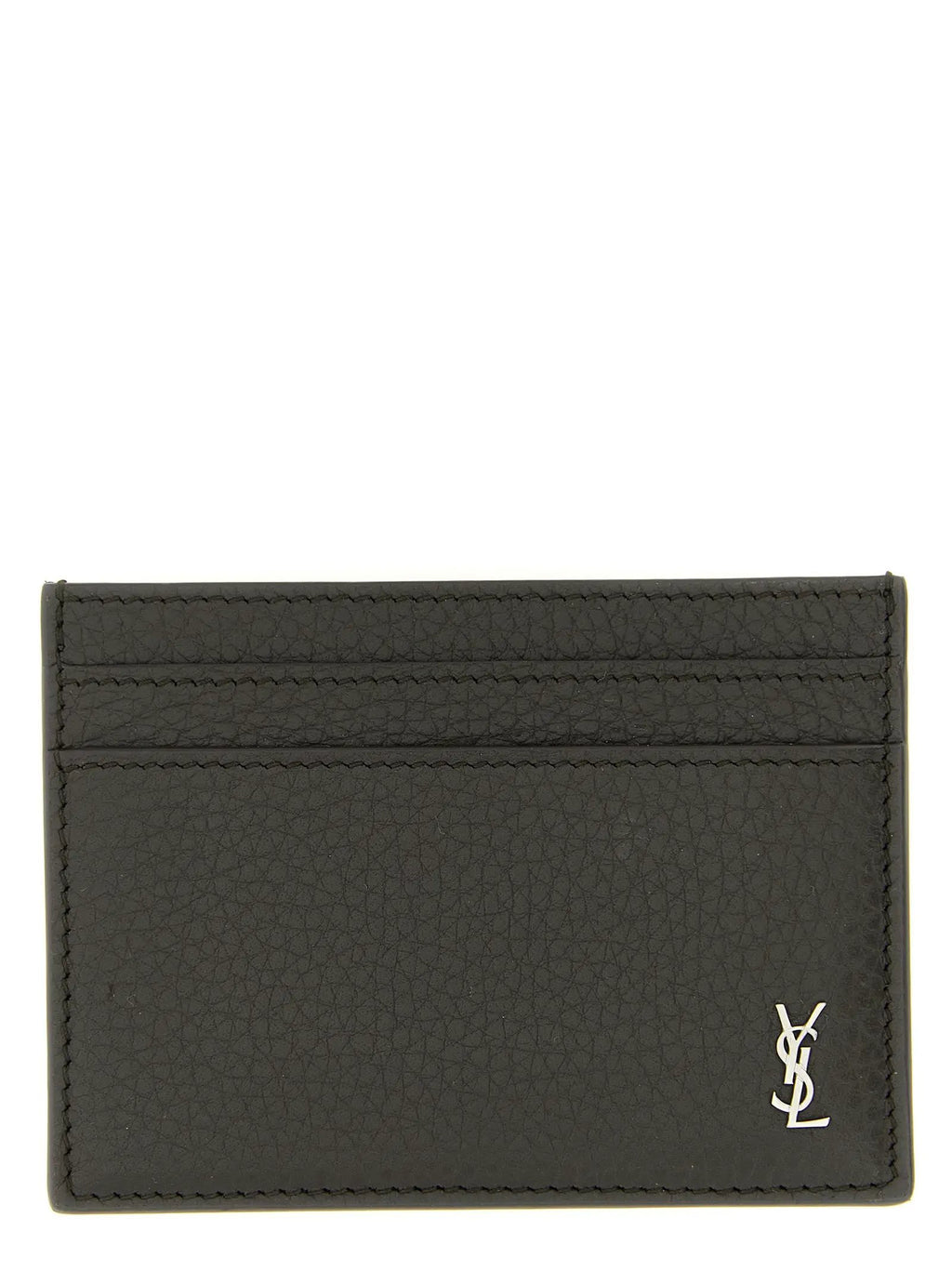Saint Laurent Brown Calfskin Cardholder