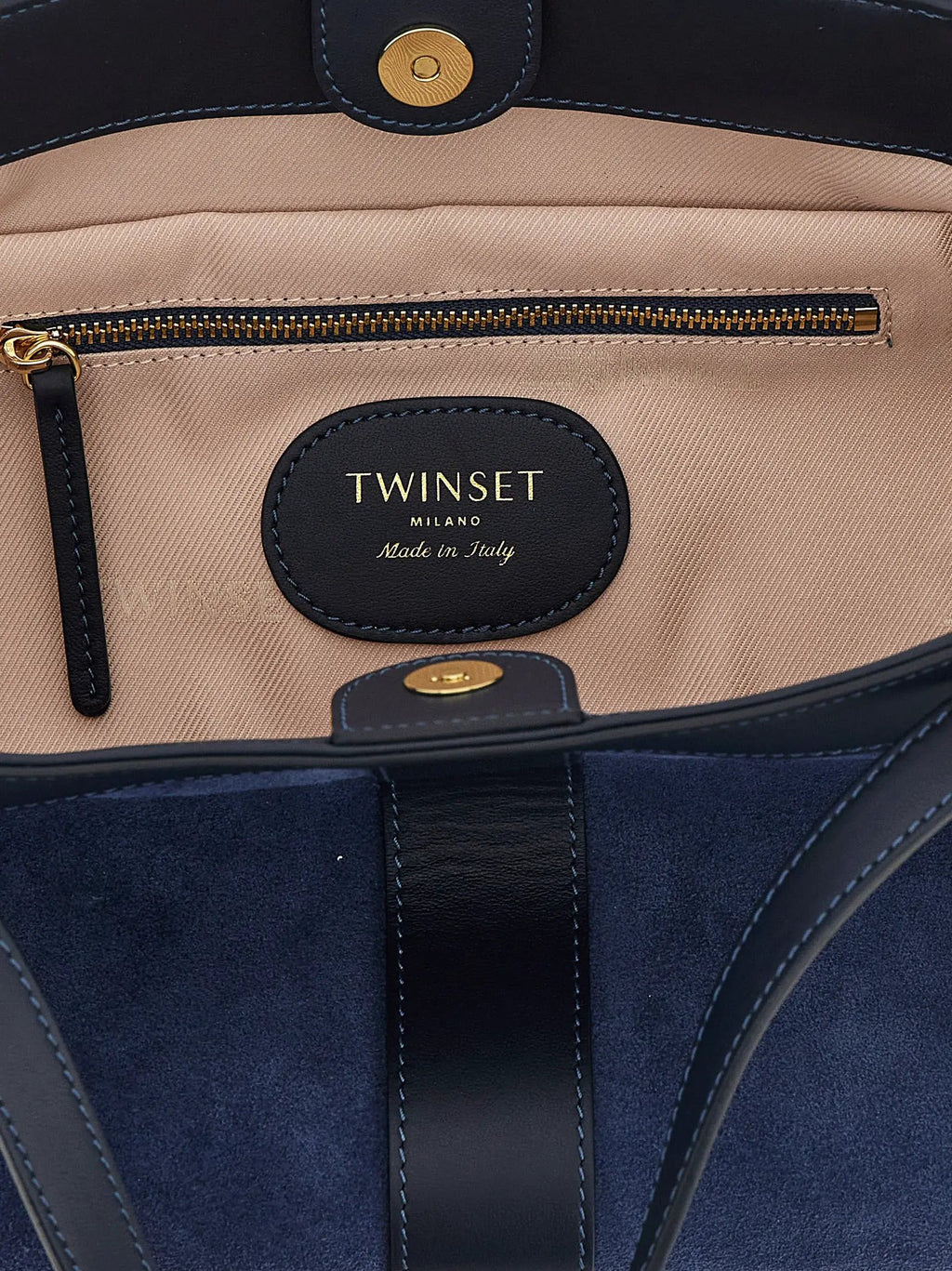 Twinset Blue Polyethylene Shoulder Bag