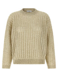 Brunello Cucinelli Beige Linen Cardigan